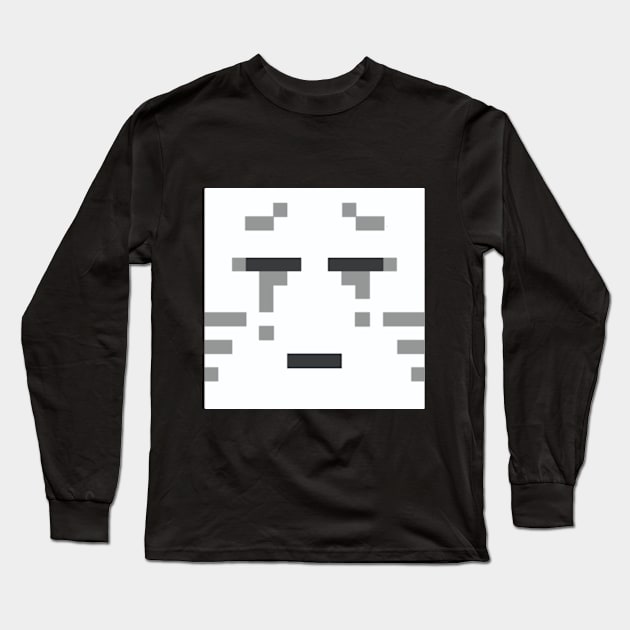 Pixel Ghost Long Sleeve T-Shirt by TASCHE